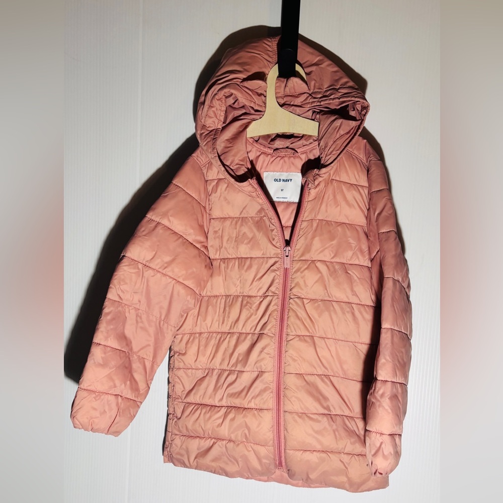 Old Navy Kids Blush Puffer Jacket 5T